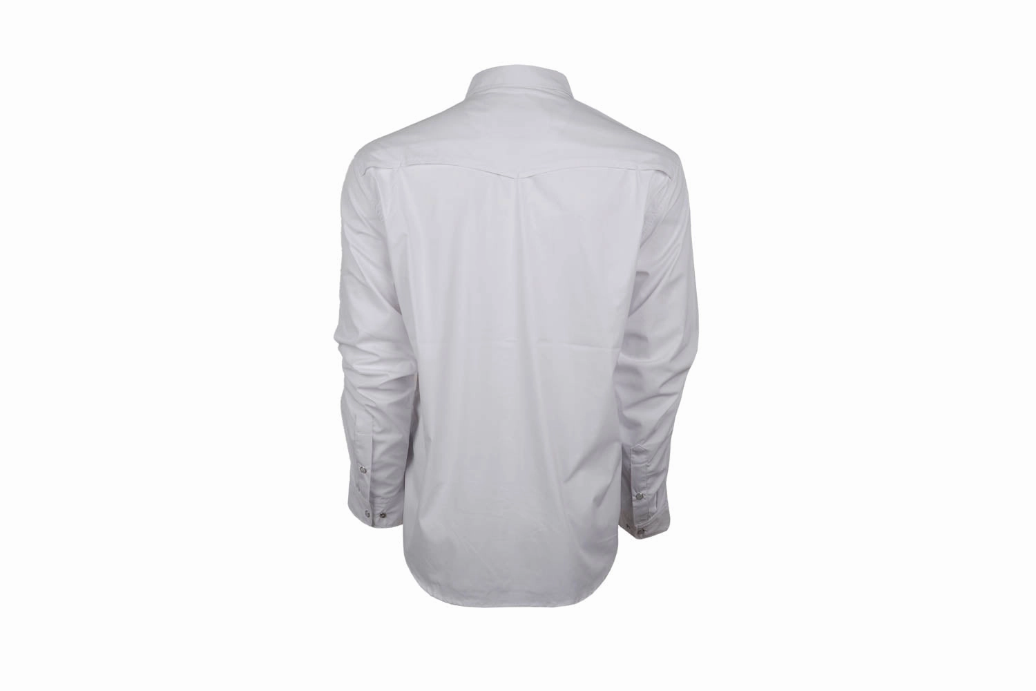 Holiday Outfit Seasonal Trend STS Ranchwear Mens Fischer Performance White Nylon/Spandex L/S Shirt