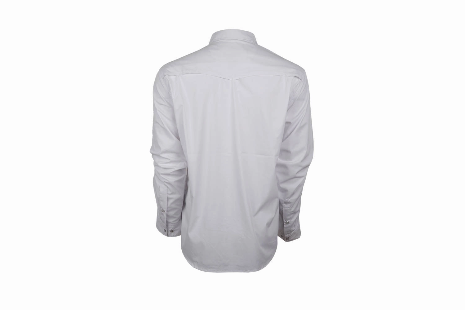 STS Ranchwear Mens Fischer Performance White Nylon/Spandex L/S Shirt Budget Friendly