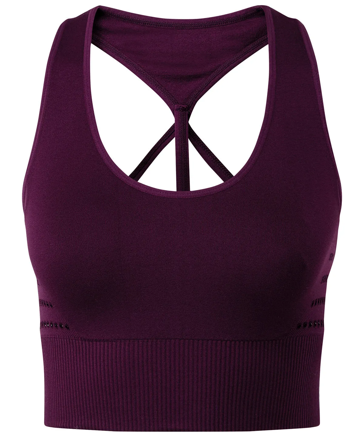 TriDri® seamless 3D fit multi-sport reveal sports bra | Navy