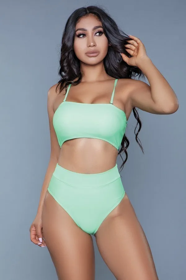 TROPICAL HIGH WAIST BIKINI