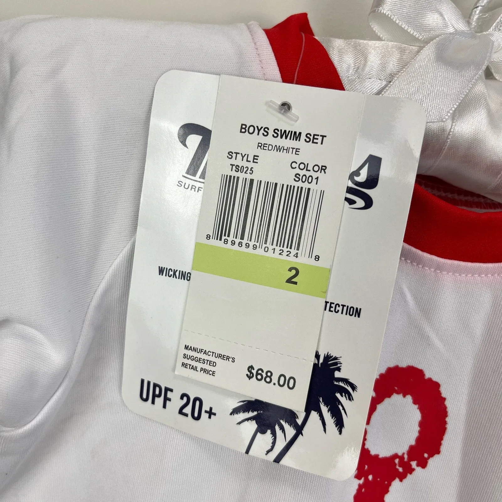 Trunks Surf & Swim Co Rash Guard 2T NWT