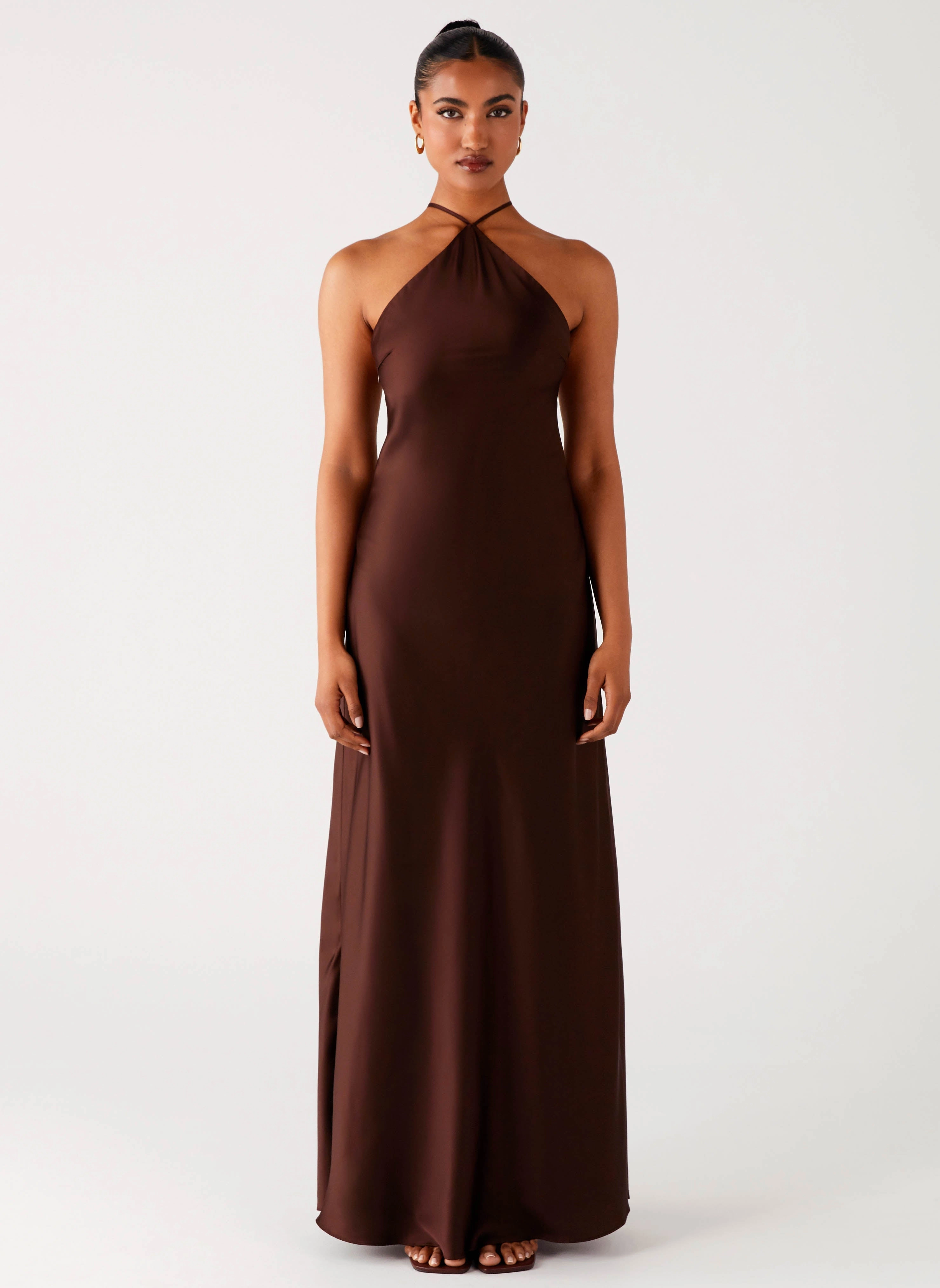 Light Base Daily Favorite Tulama Maxi Dress - Chocolate