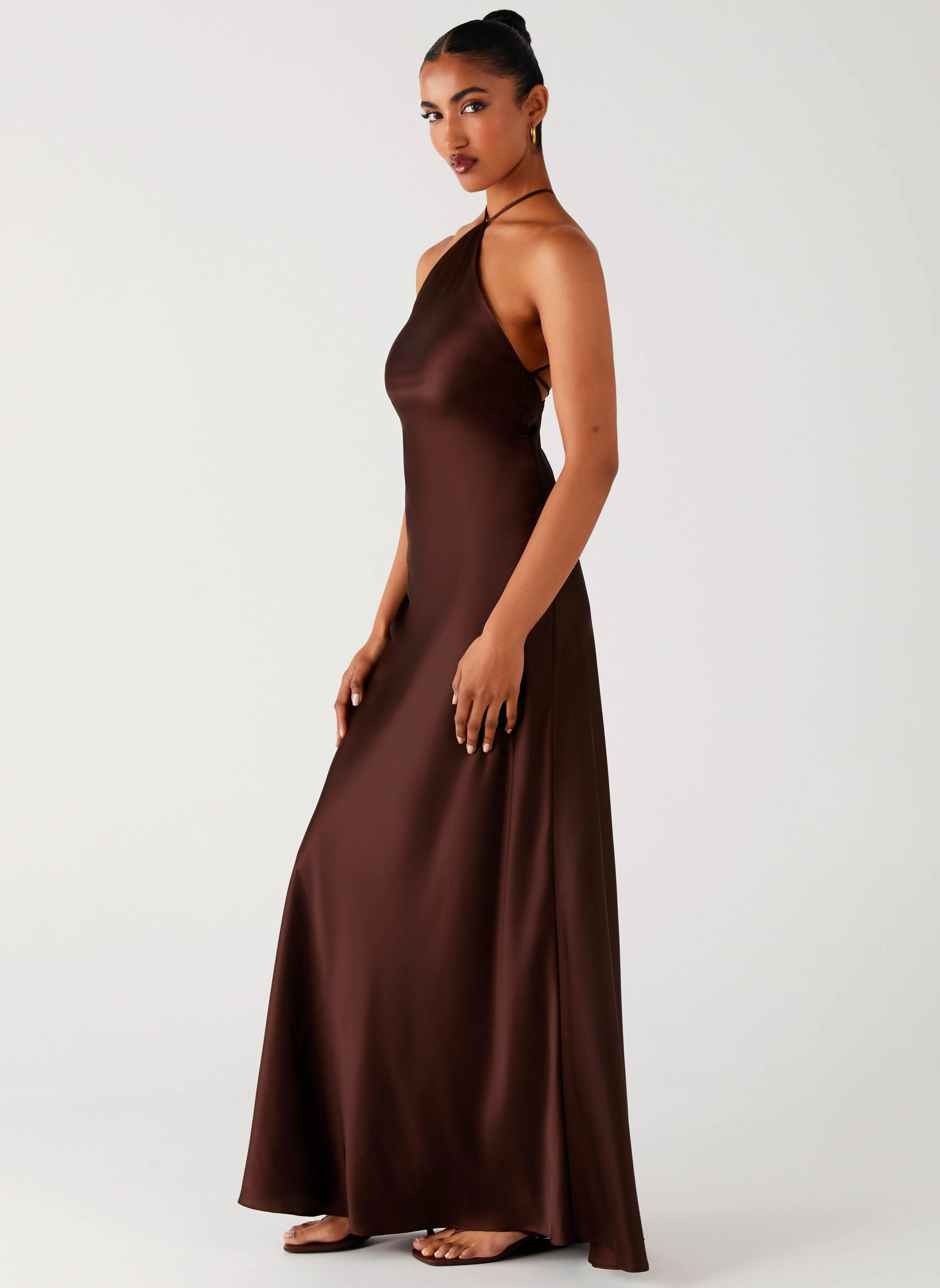 Contemporary Fit Tulama Maxi Dress - Chocolate
