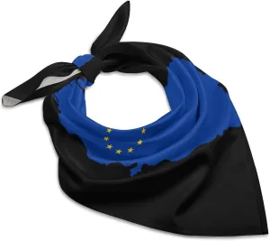Turkey EU Square Head Scarves Cute Funny Hair Scarf Kerchief Neckerchief Headband Neck Wraps