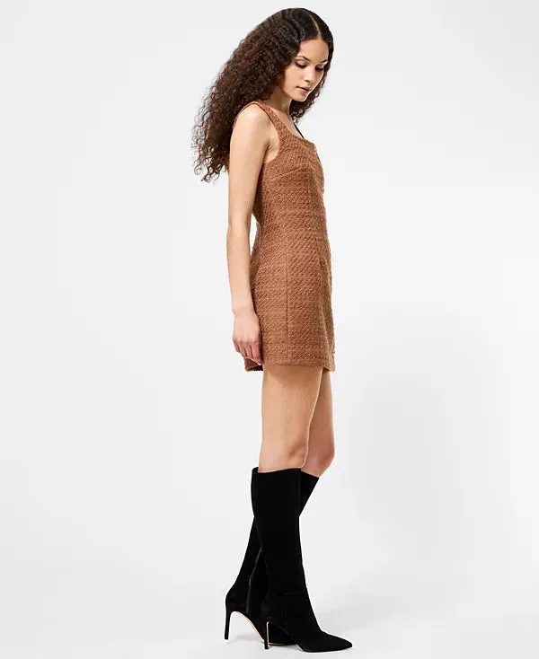 Inner Glow TWEED SQUARE NECK MINI