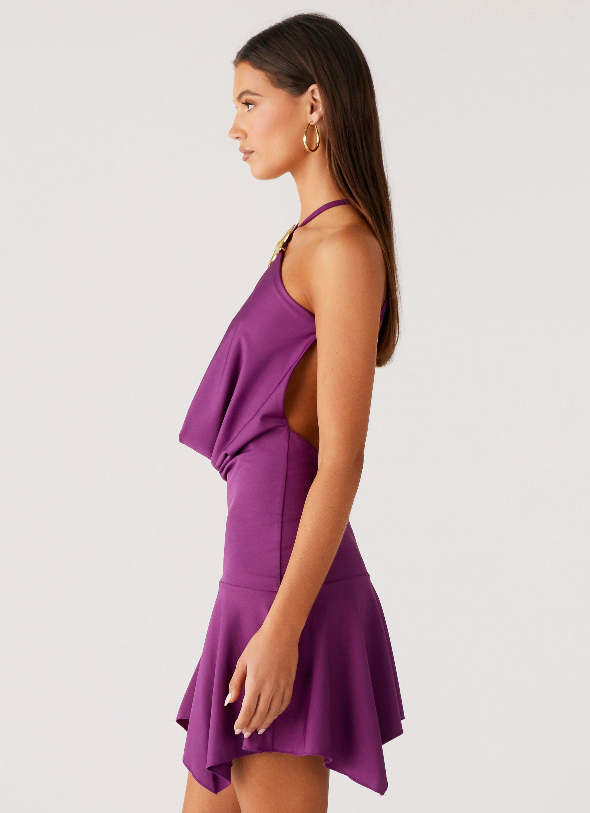 Smooth Flow Twilight Tides Mini Dress - Violetta