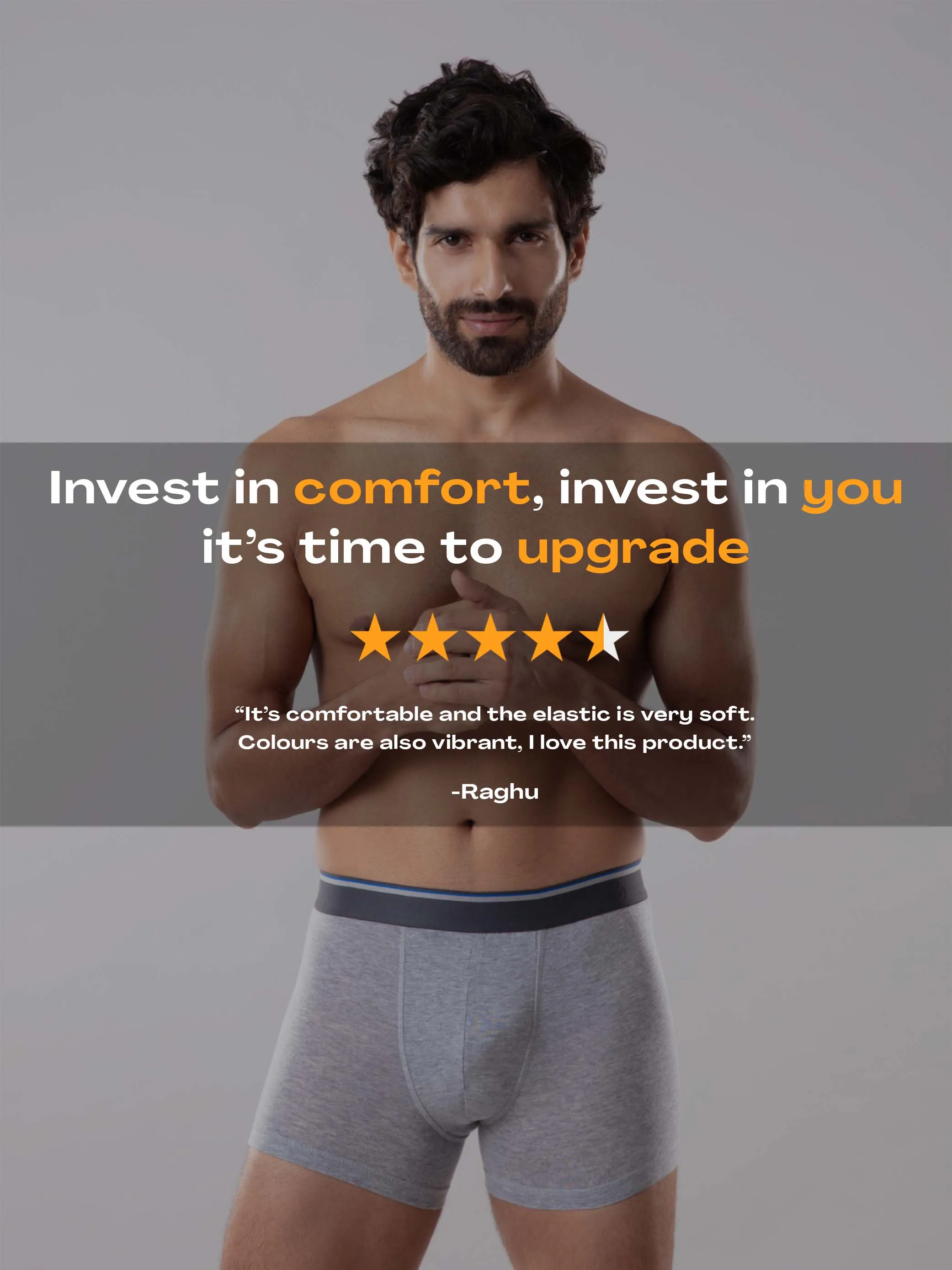Ultra-Soft Tencel Trunk - Grey Melange