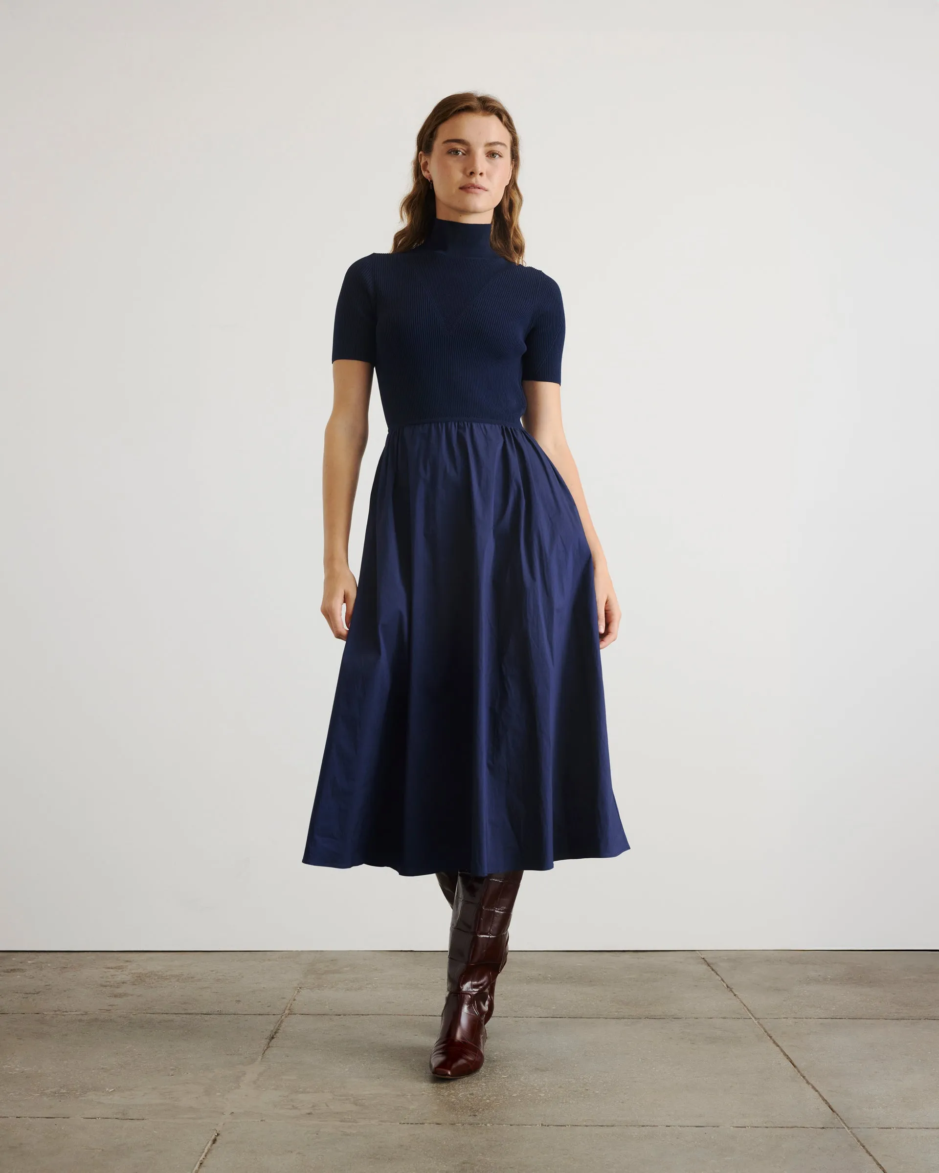 Teresa Knit Dress Sharp Style flowy style