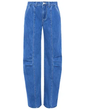 Unique Shape L'AGENCE Zara High Rise Rodeo Jeans in Memphis L'AGENCE Zara High Rise Rodeo Jeans in Memphis Breathable Lining System Durable Eco Friendly