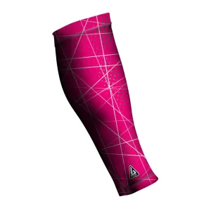 UNISEX COMPRESSION CALF SLEEVES, Custom Pattern RED
