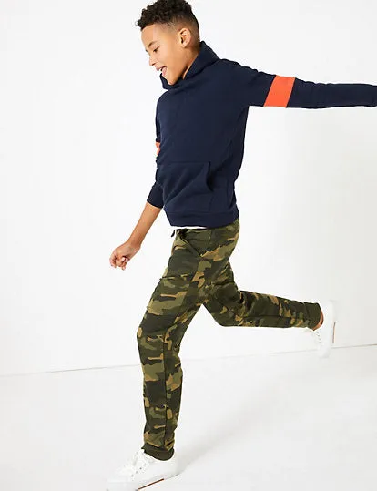 Unisex Cotton Camouflage Joggers