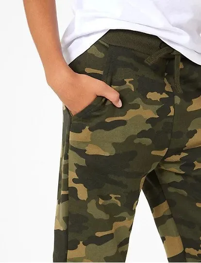 Unisex Cotton Camouflage Joggers