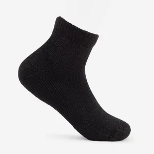 Unisex Maximum Padding Running Ankle Sock in Black