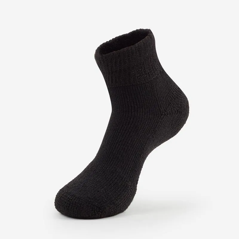 Unisex Maximum Padding Running Ankle Sock in Black