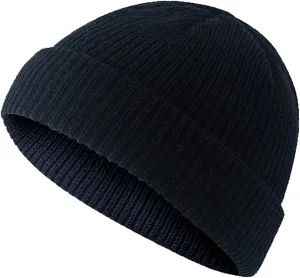 Unisex Pullover Hat and Hat Mens Womens Pom for Women with Faux Warm Knit and Knitted Hats Cap Winter Wool Fitted(C,One Size)