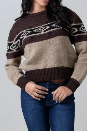 Universal Fit Kimes Ranch Womens Chama Crew WW Brown Wool Blend Sweater Kimes Ranch Womens Chama Crew WW Brown Wool Blend Sweater Wardrobe Classic