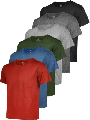 URATOT Men's Workout Shirts Short Sleeve Dry Fit Athletic T-Shirts Moisture Wicking Running Gym Active Lightweight Tee Top