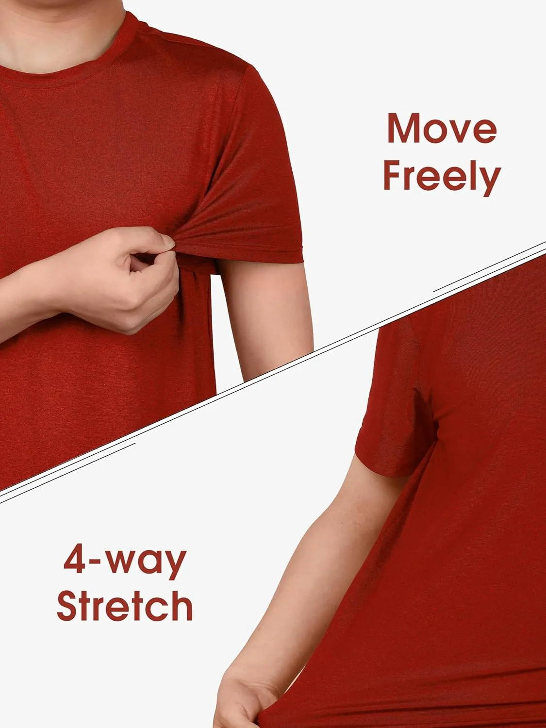 URATOT Men's Workout Shirts Short Sleeve Dry Fit Athletic T-Shirts Moisture Wicking Running Gym Active Lightweight Tee Top