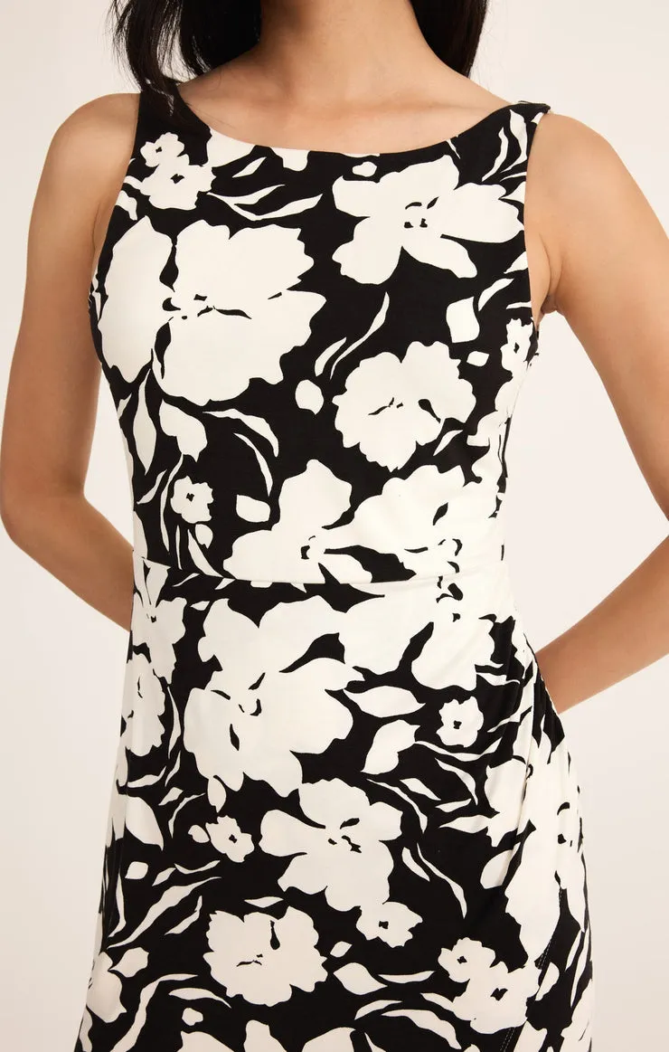 VALENCIA LA PLAGE MIDI DRESS Fashionable Touch ruffle trim