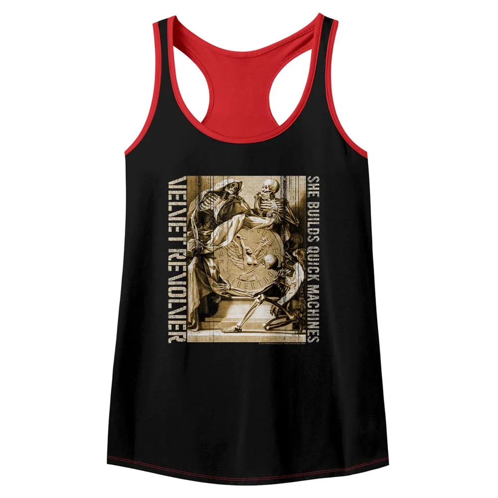 Velvet Revolver Quick Machines Women's Color Block Racerback