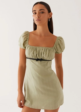 Versatile Dress Fran Mini Dress - Pastel Green Night Party Fran Mini Dress - Pastel Green