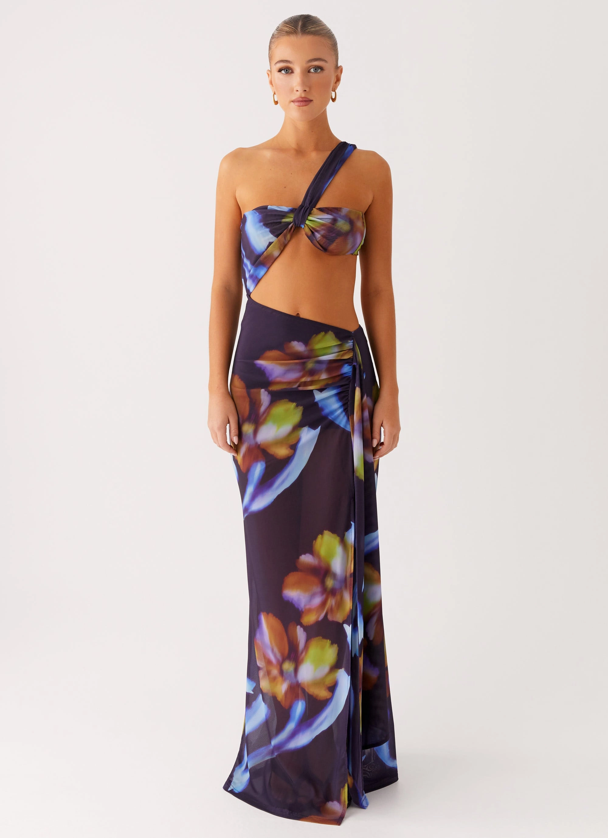 Costa Rica Maxi Dress - Dark Floral Urban appeal