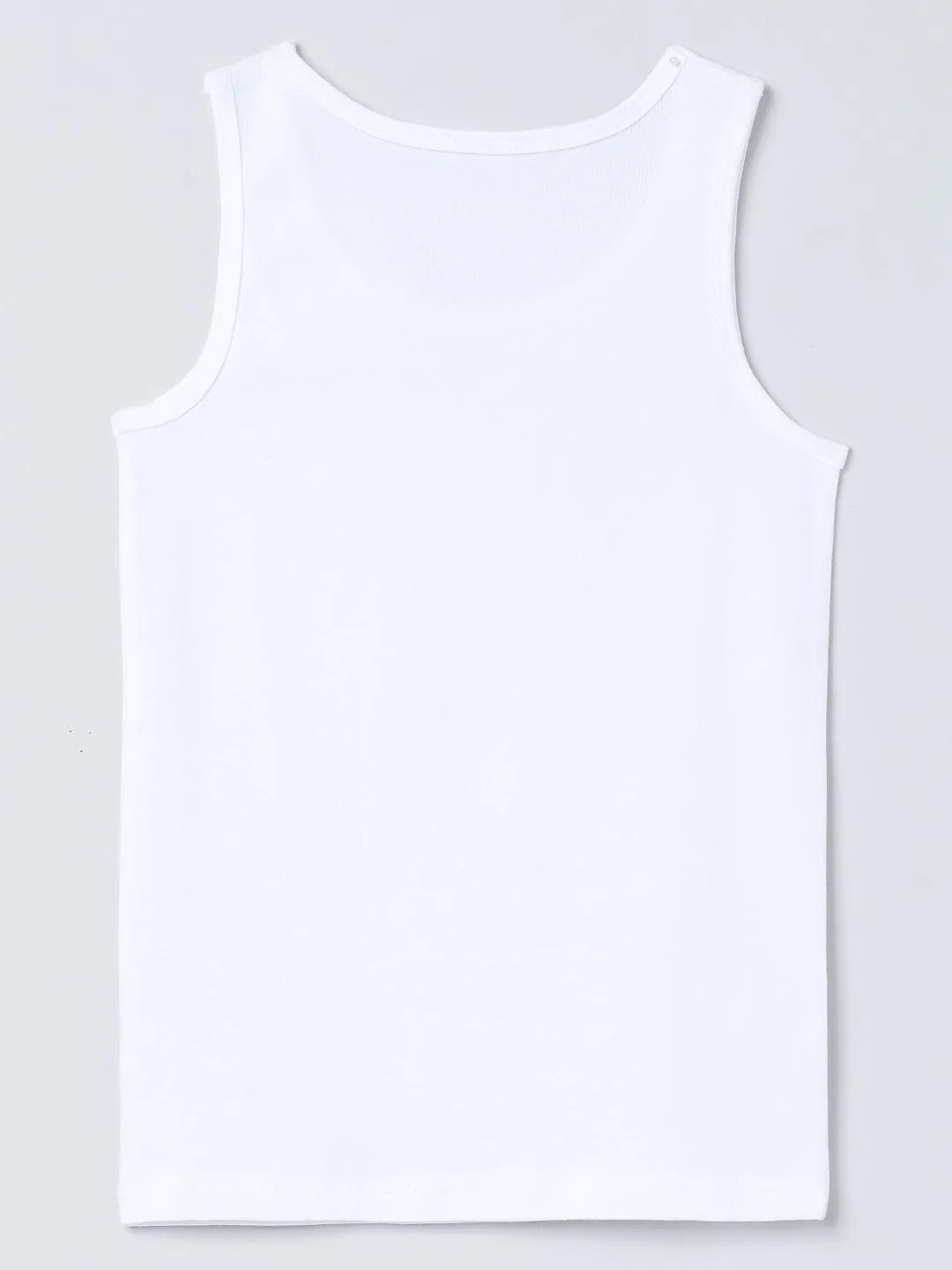 Vest - White Colour (Pack of 3)
