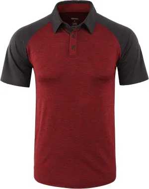 Vetemin Men's Casual Lightweight Quick Dry Athletic Active Sports Outdoors Golf Polo T Shirts