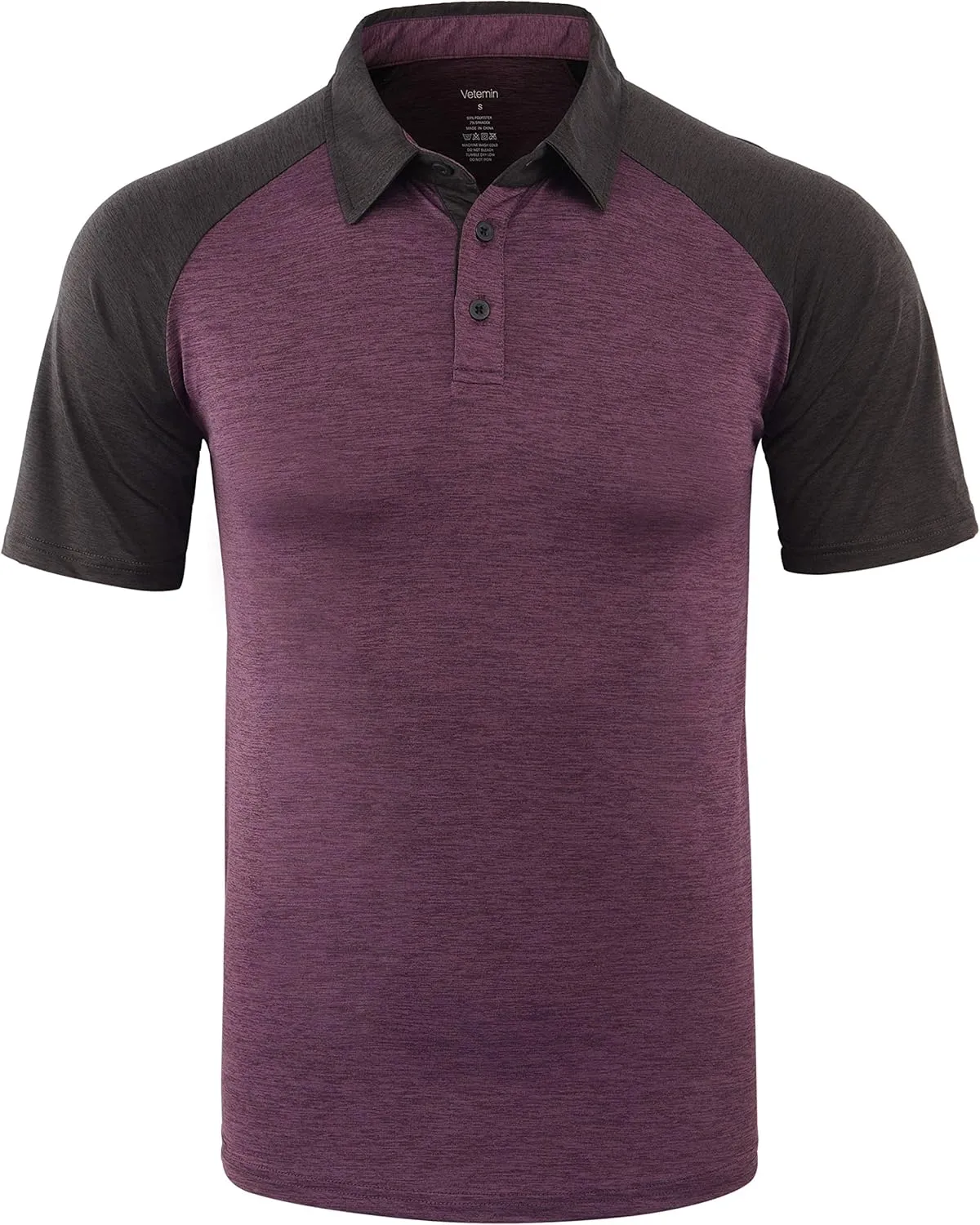 Vetemin Men's Casual Lightweight Quick Dry Athletic Active Sports Outdoors Golf Polo T Shirts