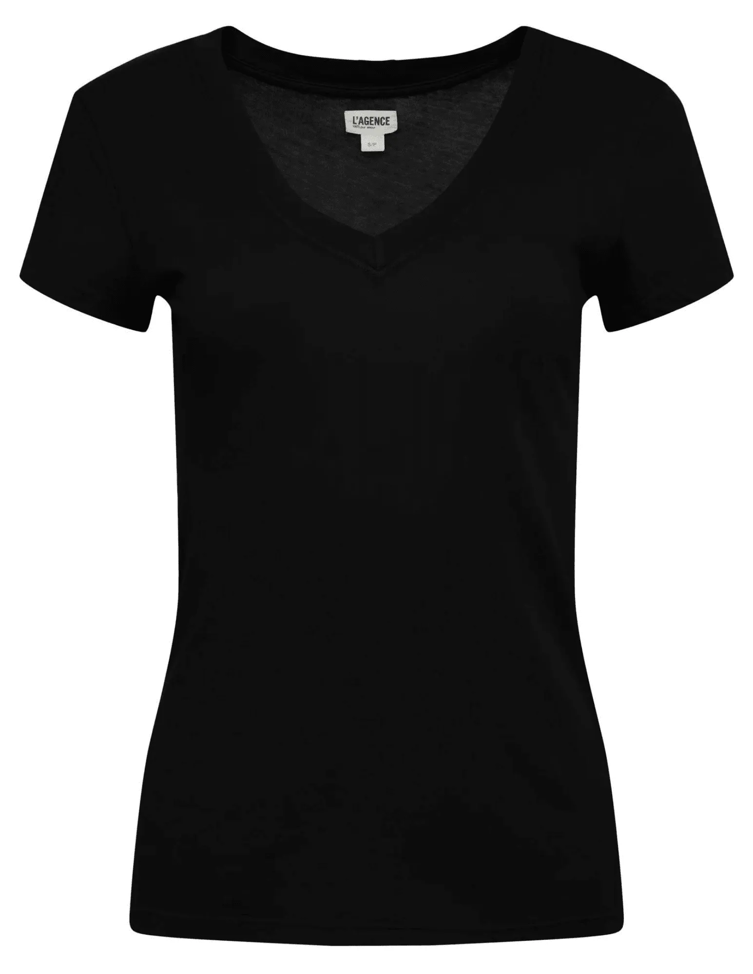 Seasonal Must-Have Functional Fashion L'Agence Becca V-Neck Tee