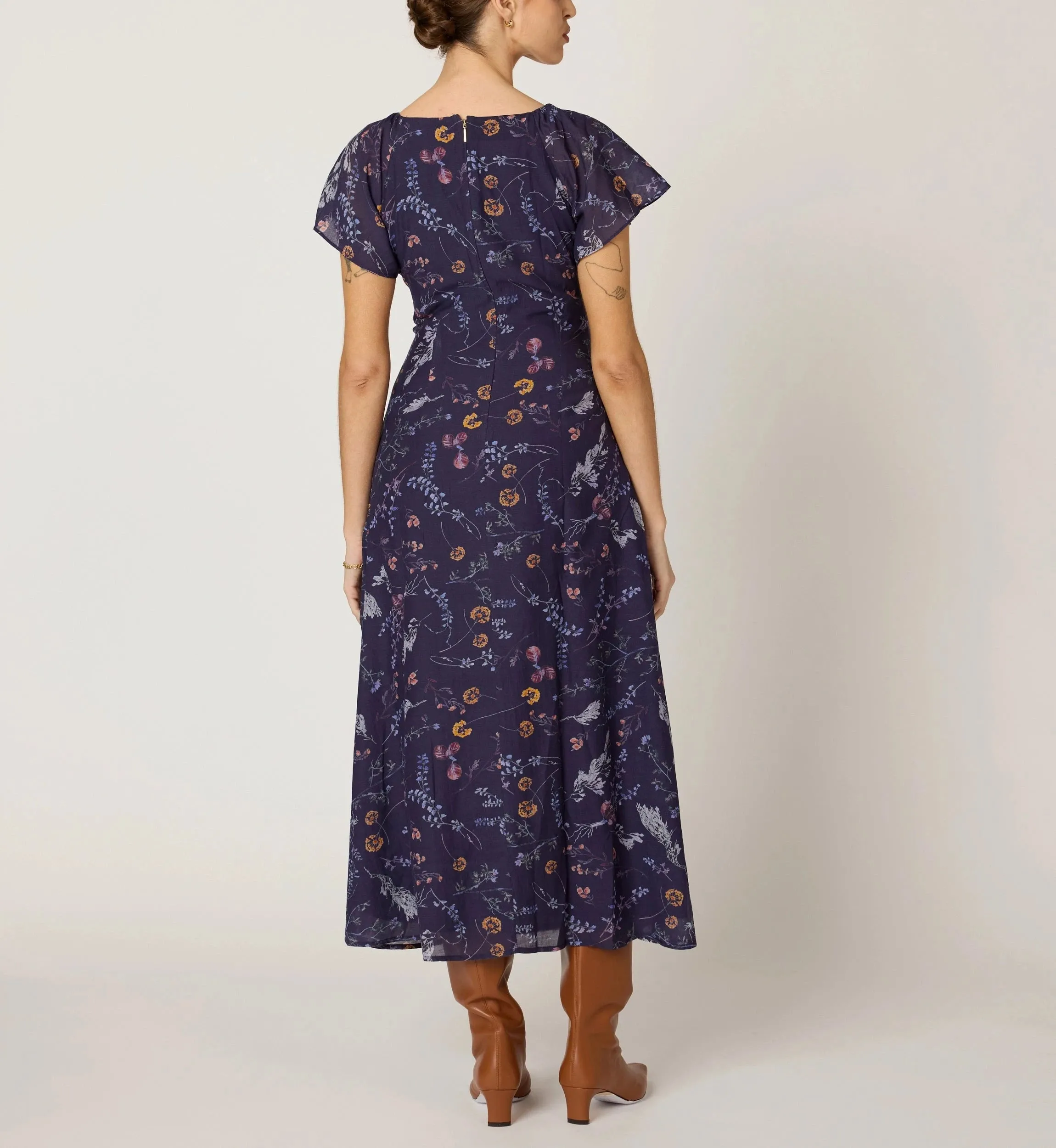 Relaxed day dress Victoria Midi Dress | Viviana