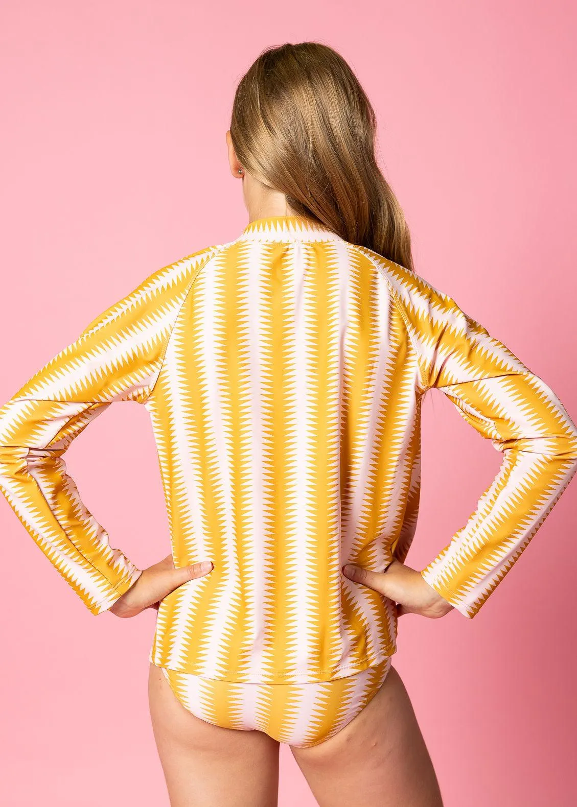 Vintage Triangles | Youth Rashguard Top (Unisex)