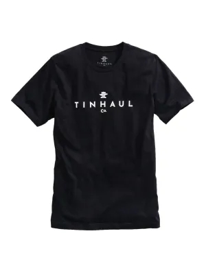 warm weather Tin Haul Mens Black 100% Cotton Anvil and Hammer S/S Crew T-Shirt Tin Haul Mens Black 100% Cotton Anvil and Hammer S/S Crew T-Shirt Soft touch finish Sustainable Material