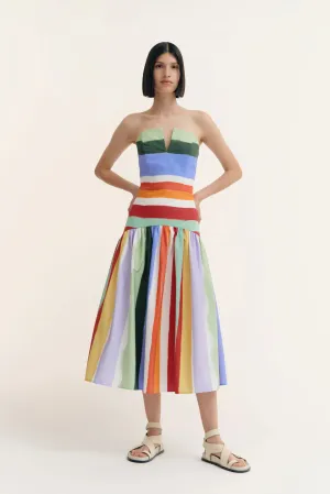 Washed Look Ariel Dress in Salinas Ariel Dress in Salinas Contrasting Detail