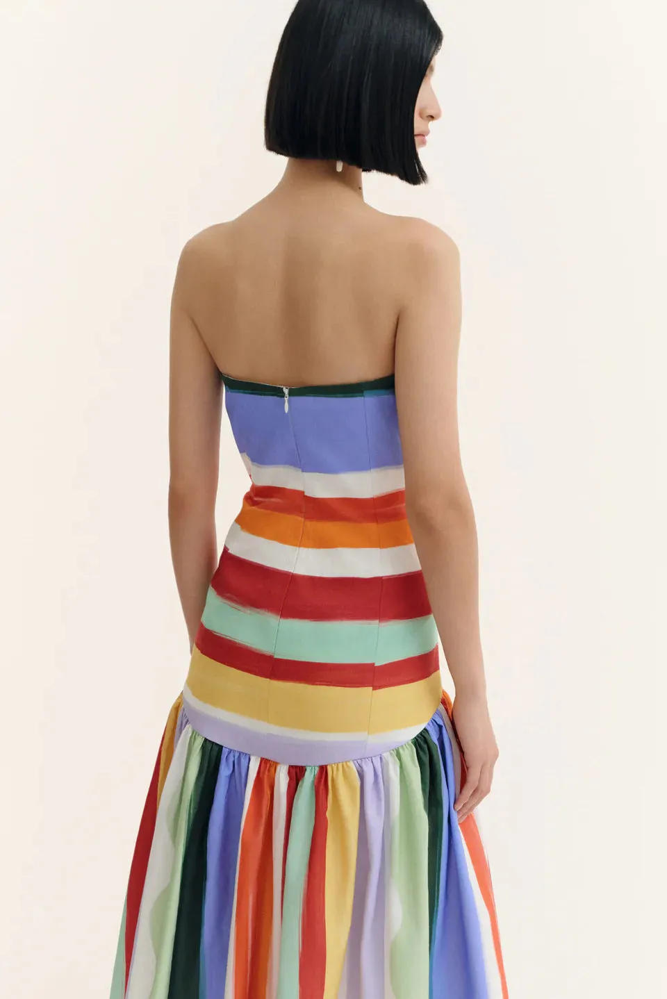 Ariel Dress in Salinas Patterned-Fabric