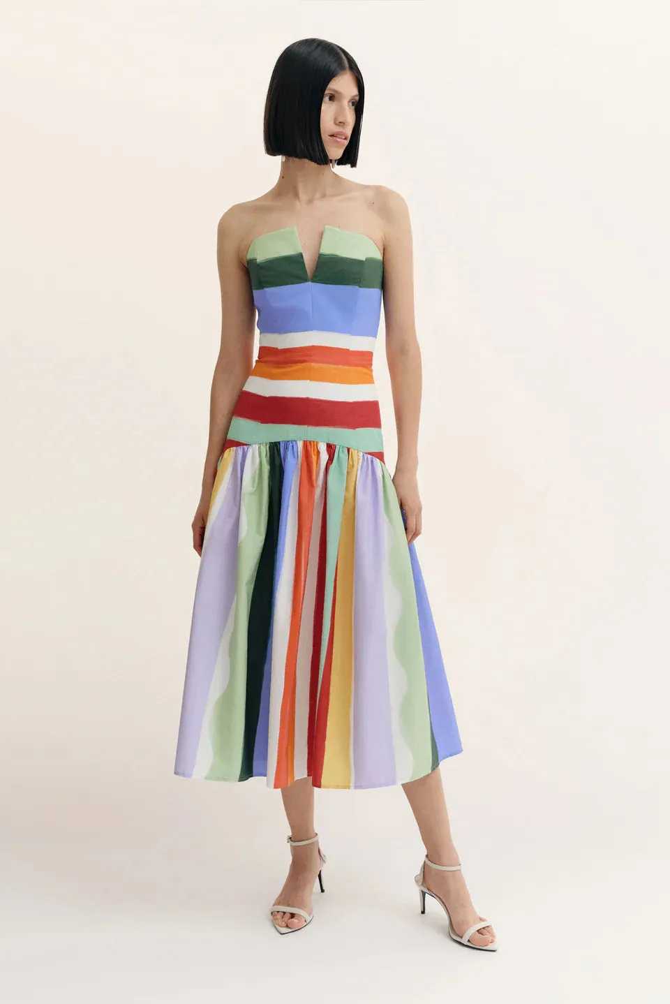 Comfort and Elegance Modern Waistband Ariel Dress in Salinas