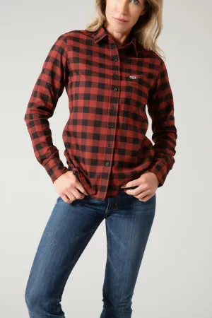 Weekend-Ready Kimes Ranch Womens Garrison Dark Red Cotton Blend L/S Shirt Breathable Cotton All-Ages Fit Kimes Ranch Womens Garrison Dark Red Cotton Blend L/S Shirt