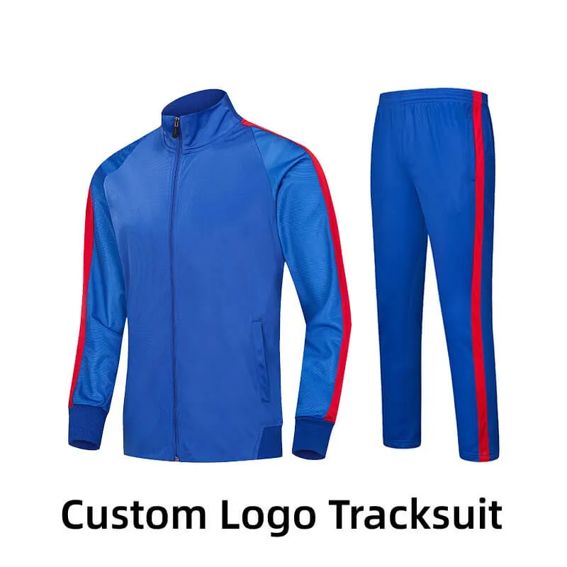 Wholesale Men Gym Training Suits Sportswear Sets with Full Zipper