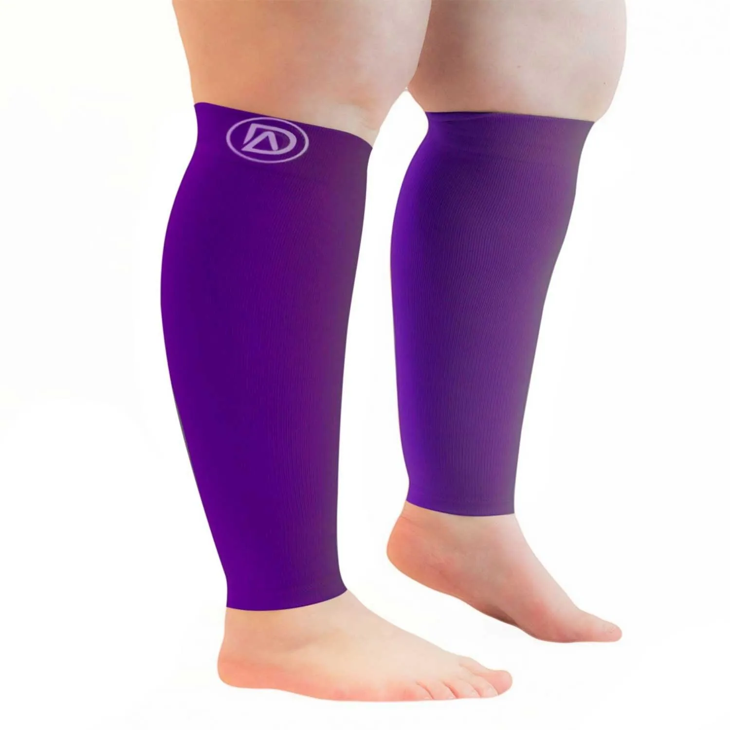 WIDE Calf Compression Sleeves 20-30 mmHg | Plus Size by Dominion Active (1 Pair)