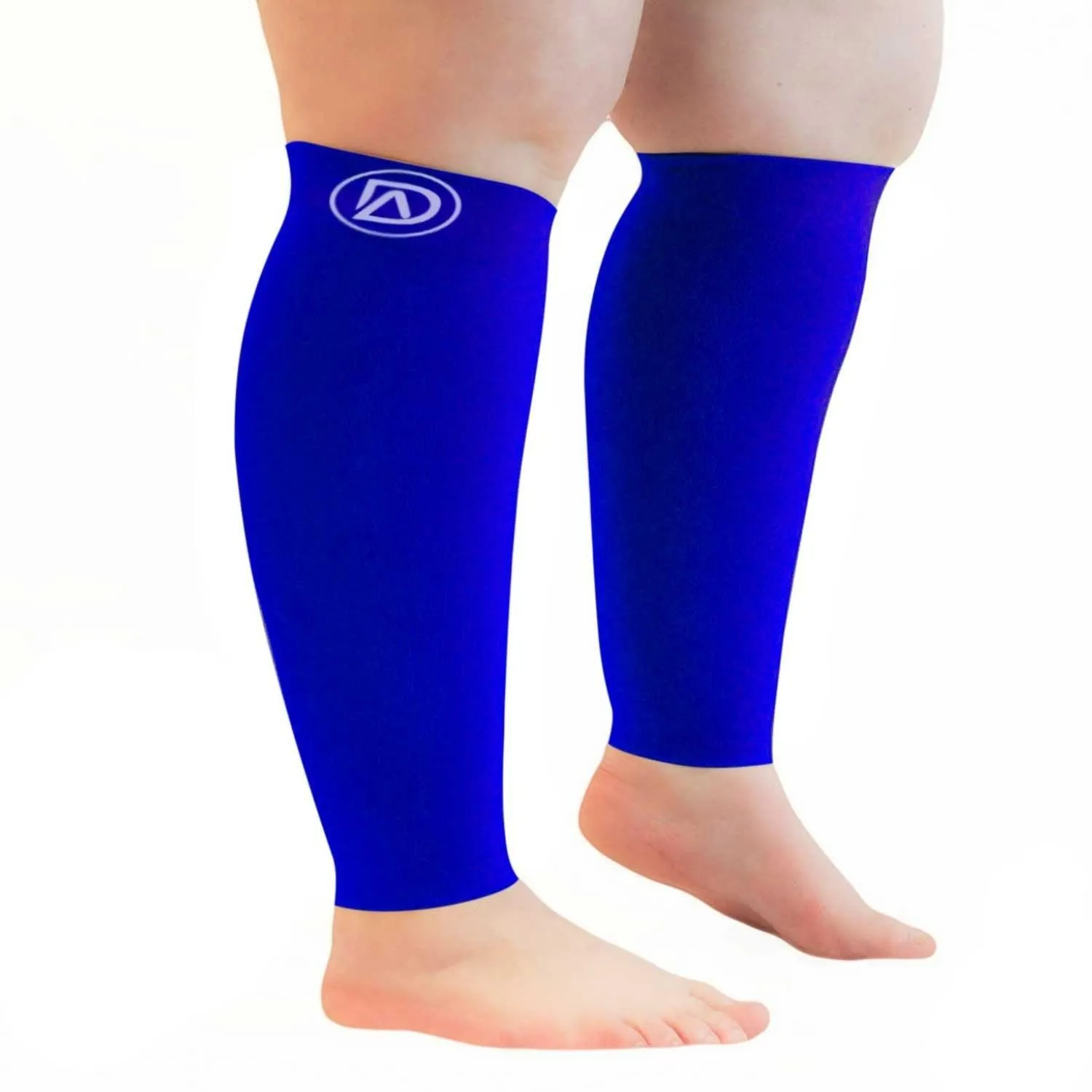 WIDE Calf Compression Sleeves 20-30 mmHg | Plus Size by Dominion Active (1 Pair)