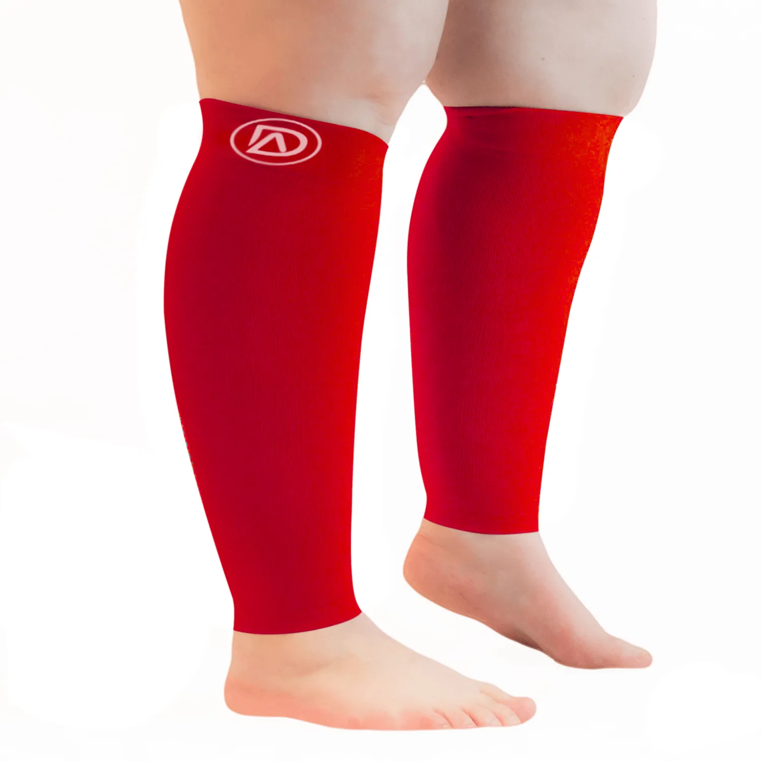 WIDE Calf Compression Sleeves 20-30 mmHg | Plus Size by Dominion Active (1 Pair)