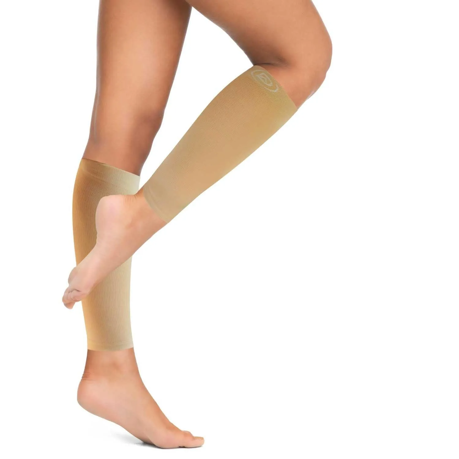 WIDE Calf Compression Sleeves 20-30 mmHg | Plus Size by Dominion Active (1 Pair)