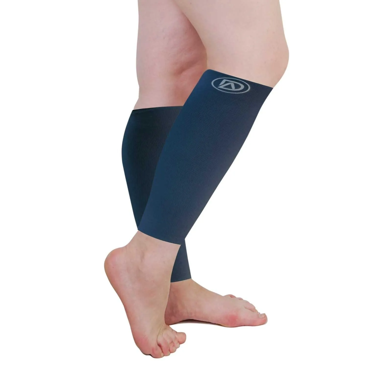 WIDE Calf Compression Sleeves 20-30 mmHg | Plus Size by Dominion Active (1 Pair)