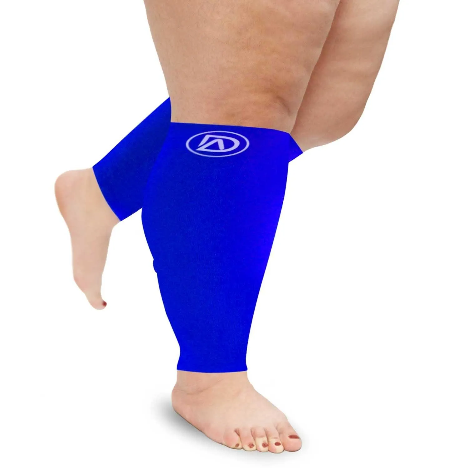 WIDE Calf Compression Sleeves 20-30 mmHg | Plus Size by Dominion Active (1 Pair)