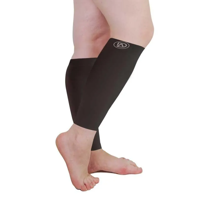 WIDE Calf Compression Sleeves 20-30 mmHg | Plus Size by Dominion Active (1 Pair)