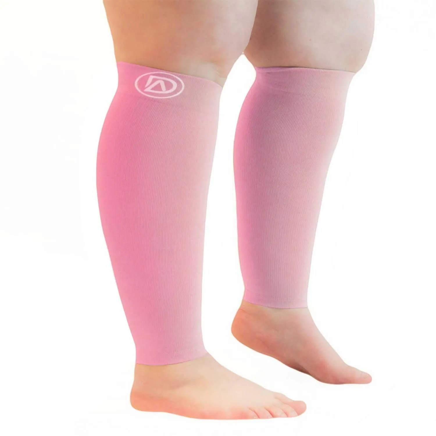 WIDE Calf Compression Sleeves 20-30 mmHg | Plus Size by Dominion Active (1 Pair)