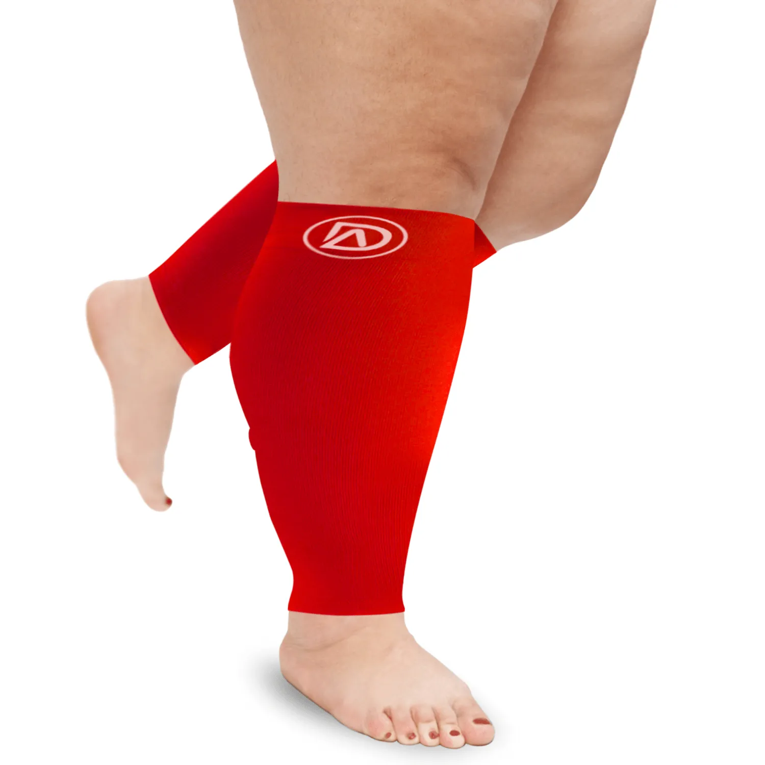 WIDE Calf Compression Sleeves 20-30 mmHg | Plus Size by Dominion Active (1 Pair)