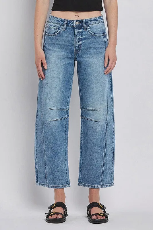 Smart Tailoring Casual Days WINSTON HIGH RISE BARREL LEG JEANS