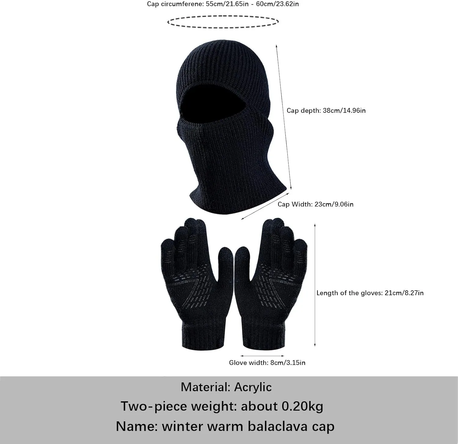 Winter Scarf Hat and Gloves Set Womens Knit Hat Fashion Hats for Women Winter Beanie Hat Scarf Gloves Set for Women