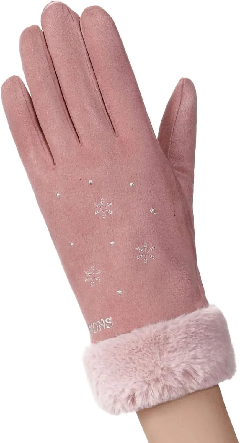 Winter Women Ski Mittens Windproof Touchscreen Snow Anti Slip Warm Windproof Snowboard Glove Mens Gloves